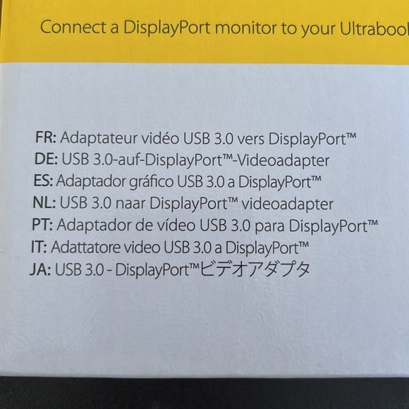 StarTech.com USB 3.0 to DisplayPort Video Adapter (Brand new) - Picture 2 of 4